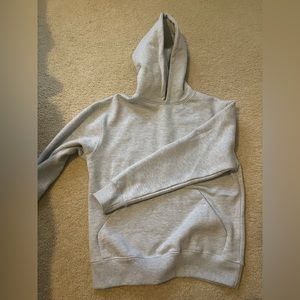 Blank Gray Hoodie